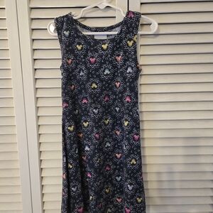 Disney Navy Dress with Multicolor Patterns